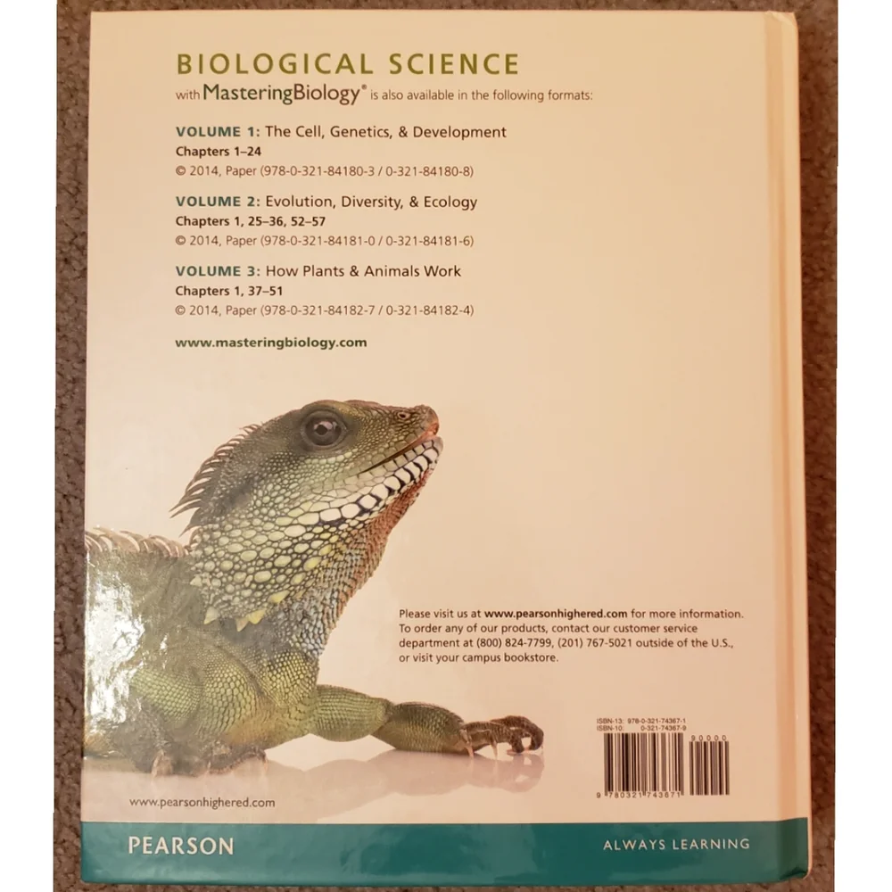 BOOK Biological Science 5th Edition Hardbound College - Picture 2 of 5